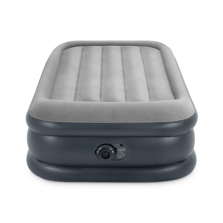 Intex queen deluxe pillow rest raised airbed with pump hotsell