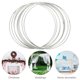 thumbnail image 4 of 15pcs Dream Catcher Hoops Corona de metal Anillos de metal MacRame Crafts Hoops Suministros de bricolaje, 4 of 5