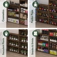 thumbnail image 3 of Furinno Basic 3-Tier Open Shelf Bookcase, Bookshelf, Storage Organizer, 7 x 24 x 26, Amber Pine, 3 of 9
