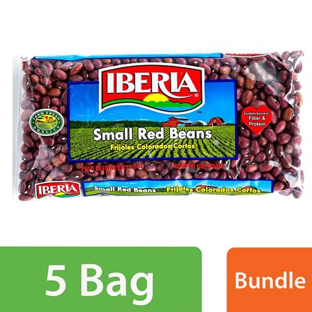 (4 pack) (4 Pack) Iberia Small Red Beans, 16 oz