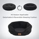 thumbnail image 4 of Cama para perros Bedsure, pequeña, redonda, antideslizante, negra, 64 cm, 4 of 7