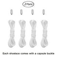 thumbnail image 6 of 2 Pairs No Tie Elastic Shoe laces - Shoelaces for Kids, Adults and Elderly, One Size Fits All, 6 of 8