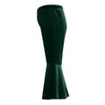 thumbnail image 4 of KAUOD Girls Velvet Flare Pants Elastic Waist Trendy Wide Leg Bell Bottom Pants Spring Fall Comfy Casual Sweatpants, 4 of 4