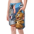 thumbnail image 2 of Tom And Jerry Boy'S Swim Trunks Quick Dry Board Shorts Kids Beach Swim Shorts Bathing Suits Swimsuit, 2 of 8