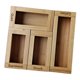thumbnail image 1 of Set of 4 Storage Organizer Compatible Food Holder Dispenser Gallon Quart Sandwich Snack Household Box Closet Cabinet Drawer perfecl Almacenamiento de cocina, 1 of 4
