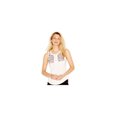 thumbnail image 1 of Sanctuary Clothing Artist Henley Racerback Tank Top, Blanco, X-Large, 1 of 1