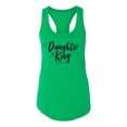 thumbnail image 2 of Wild Bobby Daughter Of The King 2 Corinthians 6:18 Inspirational/Christian Women Racerback Tank Top, Kelly, X-Large, 2 of 5