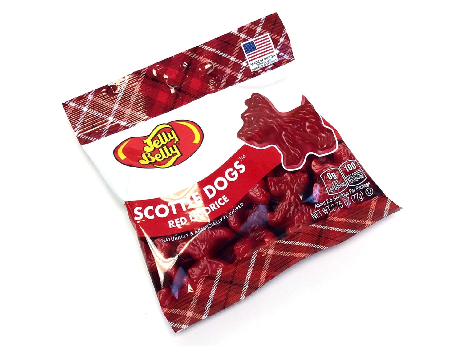 Scottie Dogs Red Licorice 2.75 oz Grab & Go® Bag - 3 Count Pack