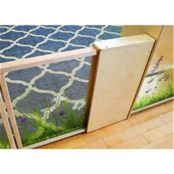 Whitney Brothers WB0258 Nature View Room Divider Extension  Natural UV