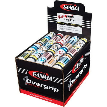 Gamma Hand Print Over Grip Display Box