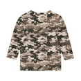 thumbnail image 5 of Girls Tie Dye Shirts Kids Long Sleeve Crewneck Sweatshirts Colorful Pullover Tops 2-12 Years Children Camo Tee, 5 of 6