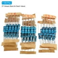 thumbnail image 3 of Unique Bargains 1Ohm to 9.1Ohm Metal Film Resistor Assortment Kit 21 Value 1W 1% Tolerance, 105 Pack, 3 of 6