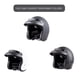 thumbnail image 4 of Vintage Unisex-adulto Open Face Helmet Cruiser Motocicletas Cool Rider Equipment, 4 of 8