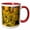 Red/White, variant on 3drose, Morocco, Atlantic Coast, Tamri, Market Bananas-af29 Wbi1714 - Walter Bibikow, 11oz Two-tone Red Mug