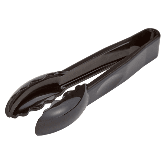 Tong 6" Scallop Grip Black