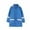 Blue, variant on Virmaxy Toddler Baby Girls Boys Fleece Raincoat Kids Mid-Length Solid Hooded Rushing Jacket with Reflective Stripes Long Sleeve Open Front Waterproof Plush Outwear with Pocket Blue 3T