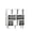 B, variant on Bookshelf with Non-Woven Drawers Open Style Bookcase Cabinet with Wooden Legs Storage Wood Book Case Display Shelf Bookshelves for Living Home Office (B, 12 Grid, 6 Non-Woven Drawers)