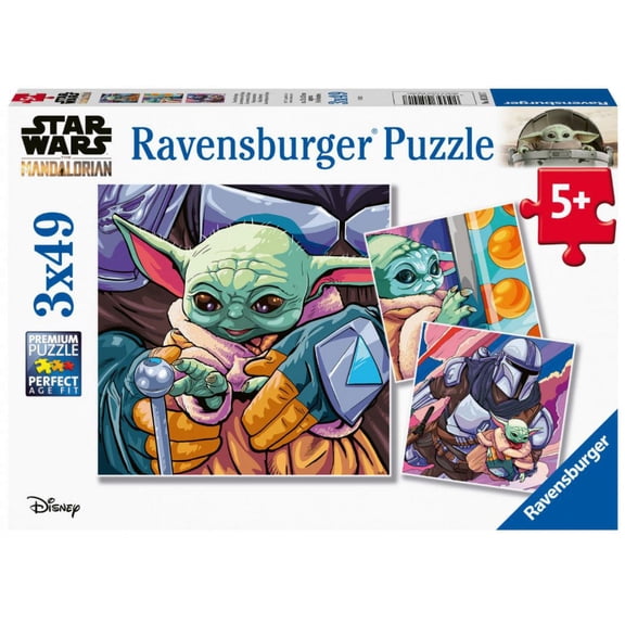 Ravensburger : Puzzle 3x49 pcs / Grogu Moments
