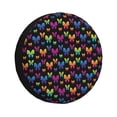 thumbnail image 1 of Balery Rainbow Butterfly Cubiertas para Neumáticos - Protector Resistente para Neumáticos de Camioneta, SUV, Remolque, Camper y RV-15 inch, 1 of 6