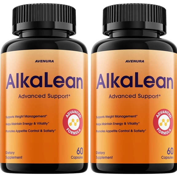 Alkalean Capsules – Alkalean Pills Advanced Formula Natural Blend, Extra Strength, 2 Pack, 120 Capsules