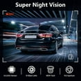 thumbnail image 5 of Tgbvmt 4K Dash Cam Front and 2K Rear HD Camera with Night Vision 3 Inch Display, WIFI Mobile Phone Interconnection, Wide Angle Lens and Parking Monitoring for Complete Road Protection, 5 of 8