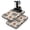 White-518, variant on Coffee Bar Mat with Bohemian Design - Under Coffee Maker Pad with Leak-Proof and Fast Drying Features, Earthy Rustic Artistic Home Accessory for Sink Area