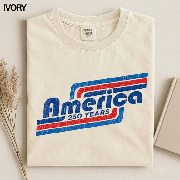 American Flag Shirt, 250 Years USA Graphic Tee, Patriotic Vintage Style T Shirt, Independence Day Top for Men and Women