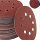 thumbnail image 1 of Discos de lijado de 125 mm, 30 unidades, grano 120, 8 agujeros para lijadora orbital aleatoria, 1 of 5
