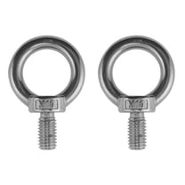 2 Pieces Stainless Steel 316 Lifting Eye Bolt 10mm M10 Marine Grade