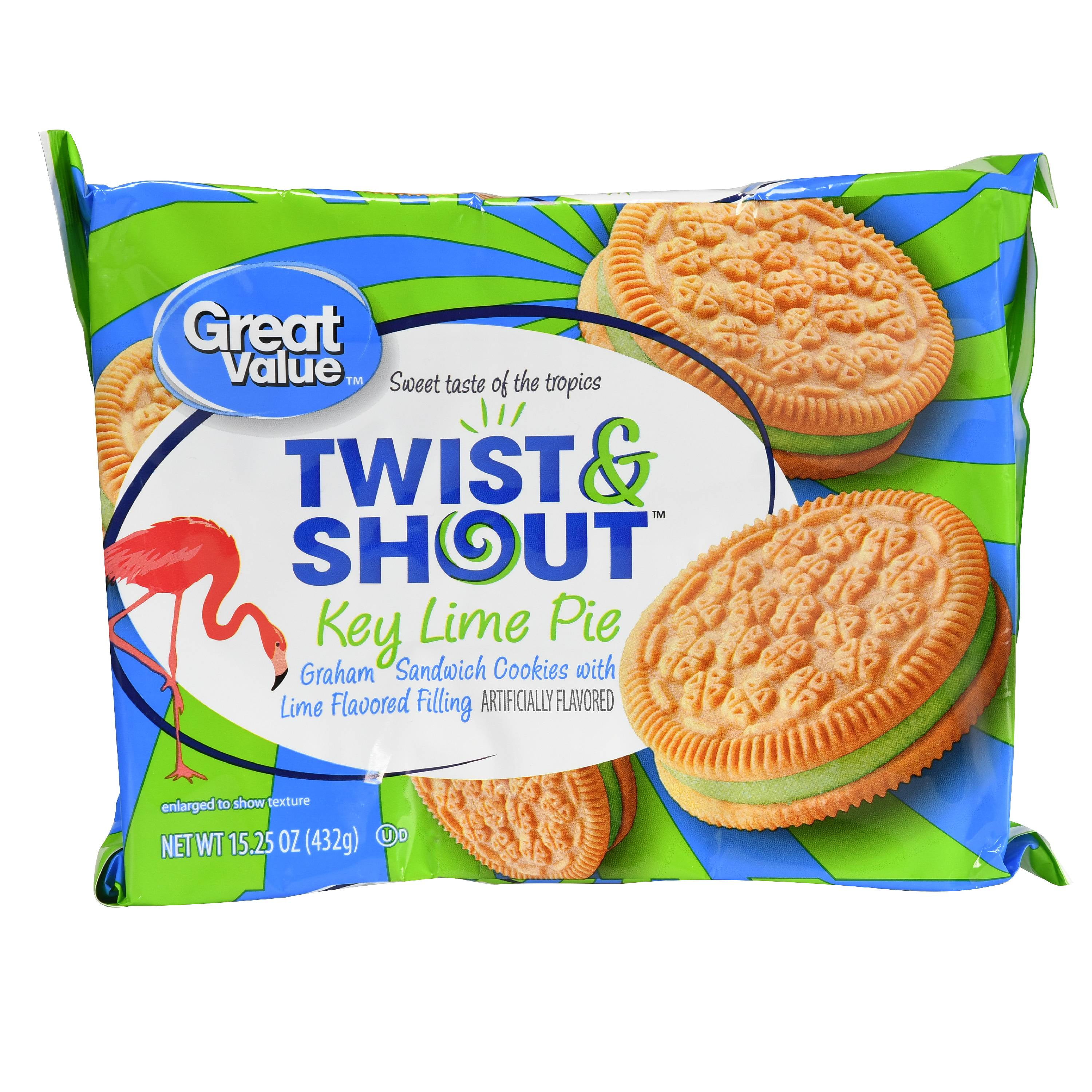 Great Value Twist & Shout Key Lime Pie Cookies, 15.25 Oz.