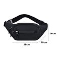 thumbnail image 4 of Multi-layered Storage Chest Bag Unisex Chest Bag Adjustable Strap Zipper Closure Multi Layers Capacity Outdoor Sports Waist Bag Phone Lipstick Storage, 4 of 8