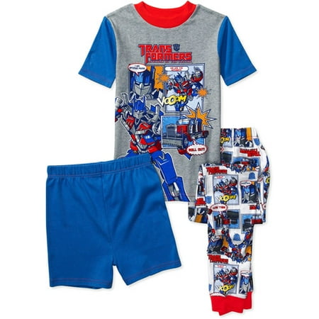 Transformers - Transformers - Boys' 3-piece Cotton Pajamas - Walmart.com