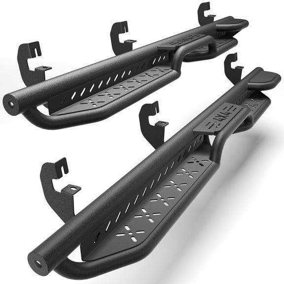 POFENZE Running Boards for 2015-2025 Chevrolet Chevy Colorado/GMC Canyon Two Raised Step 4 Full Size Doors