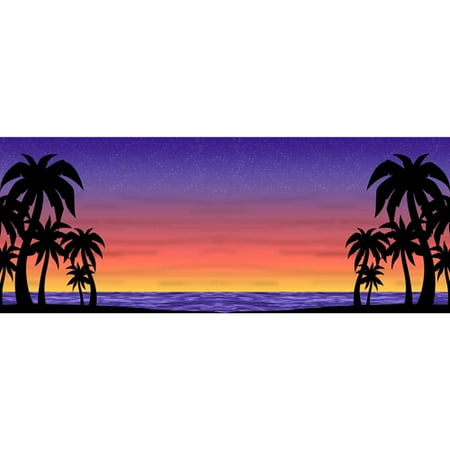 Lighted Sunset Background