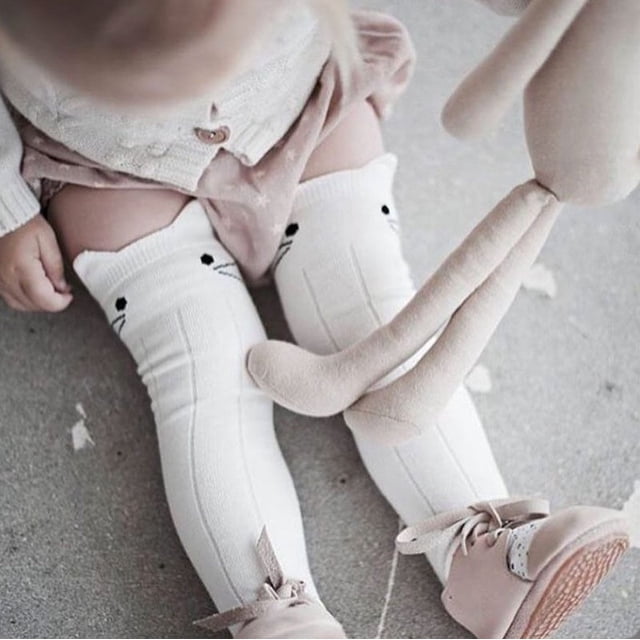 Bas Collants Mignons en Coton pour Bébé, Enfant, Fille, Tout-Petit, Hauteur Genou, Bas