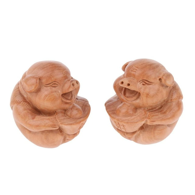 TISHITA Portable Handmade Peach Wood Baoding Balls, Chinese Health Exercise Ball Stress
