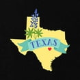 thumbnail image 2 of CafePress - Texas State Outline Bluebonnet Flower Maternity T - Maternity Dark T-Shirt, 2 of 3
