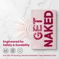 thumbnail image 4 of Get Naked Bath Mat - 17" x 24" Absorbent Soft Hot Pink Bath Rug, Machine Washable Non Slip Shower Rug for Bathroom pink, 4 of 7