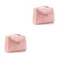 thumbnail image 4 of fastboy Large Capacity Cosmetic Storage Bag - Store All Makeup In One Place Choose Multiple Colors across pattern pink 2Set, 4 of 6