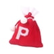 thumbnail image 2 of Bolsa de regalo tejida con letras del alfabeto | Bolsa bordada para dulces navideños | Adorno navideño personalizado | Mini bolsa colgante para decoración del árbol, 2 of 5