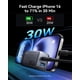 thumbnail image 2 of Cargador USB C INIU 30W PD QC 3.0 de doble puerto para iPhone Samsung, 2 of 8