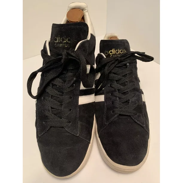 Adi-das Campus Mens Size 10 Men Black Suede Low Top Athletic Shoe APC 011001 4/10