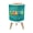 Color 4, variant on Classroom Small Trash Can with Lid Underwater Ocean Scene Colorful Fish Jellyfish Octopuses 1.8 Gallon Dog Proof Trash Can Round Garbage Can Waste Bin Wastebasket for Nursery Back to School Gifts