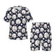 thumbnail image 1 of Balery Cute Basebal Conjunto de Pijama Infantil de Manga Corta con Estampado – Ropa de Dormir de Algodón Suave-4X-Large, 1 of 6