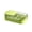 Green, variant on Ice Lattice with Cover, Household Easily Demoulding Large-Capacity Ice Making Box, for Cocktails, Bourbon, Brandy, Whiskey, Green