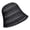 Black, variant on LSONABXA Beige Bucket Hats for Women Women Foldable Sun Hats Mesh Woven Bucket Hat Portable Summer Hats For Traveling Sunbathing Polyester Fisherman Hat for Women