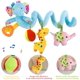 thumbnail image 3 of Cochecito de bebé colgante de cuna diseño de forma bonita juguetes de peluche en espiral, 3 of 5