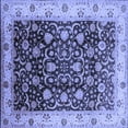thumbnail image 1 of Ahgly Company Indoor Square Oriental Blue Industrial Area Rugs, 8' Square, 1 of 4