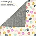 thumbnail image 6 of Naloa Dandelion Floral Dish Drying Mat for Kitchen Counter, Heat Resistant Drainer Mats, Absorbent Draining Mat,Dish Rack Pad,16"x18", 6 of 8