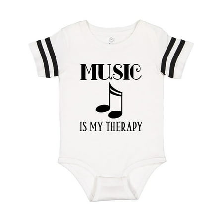 

Inktastic Music is my Therapy Gift Gift Baby Boy or Baby Girl Bodysuit